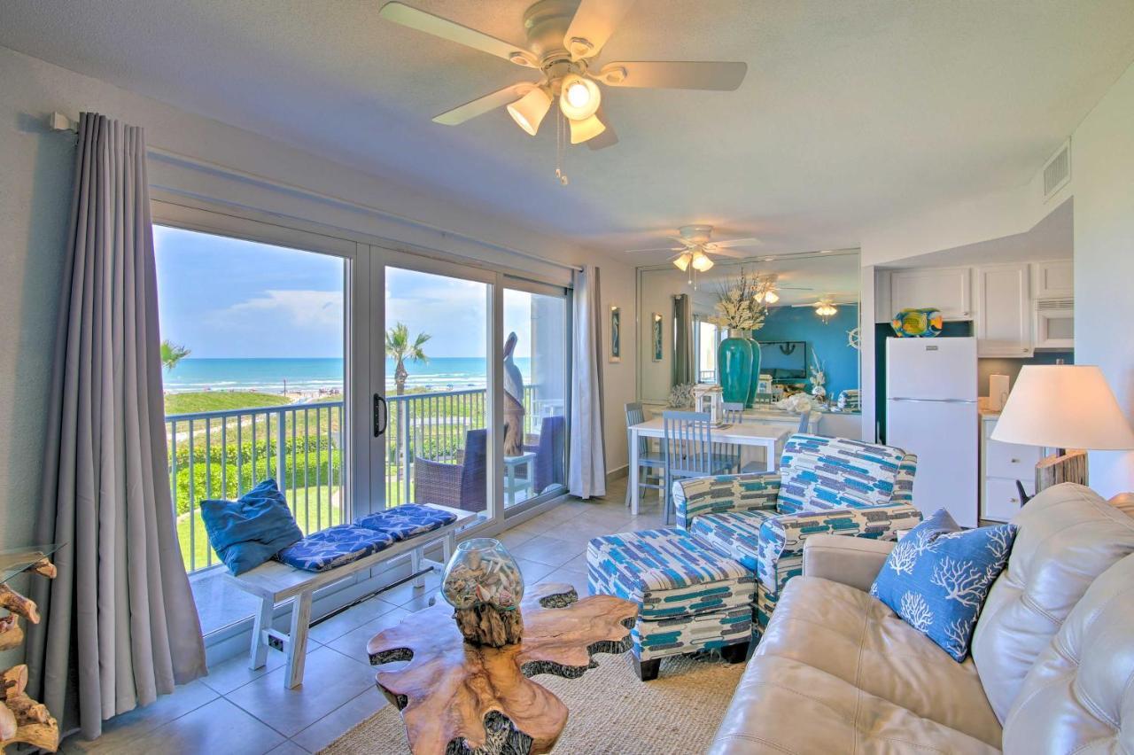 Sunny Oceanfront Condo On South Padre Island Beach エクステリア 写真