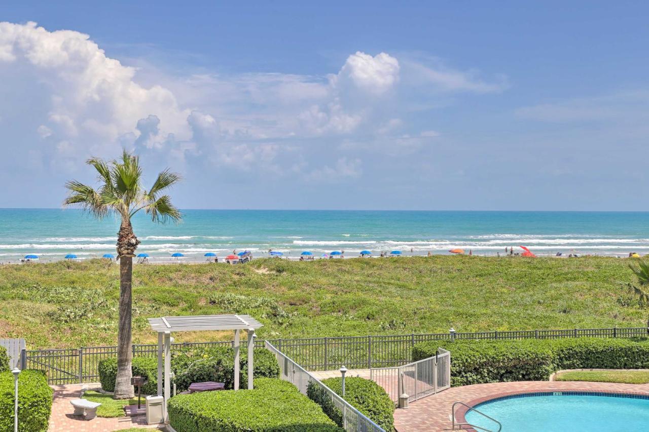 Sunny Oceanfront Condo On South Padre Island Beach エクステリア 写真